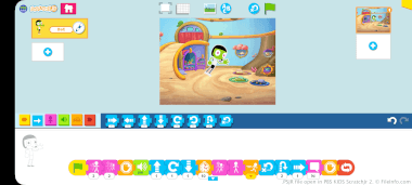 PSJR File Screenshot Screenshot of a .psjr file in PBS KIDS ScratchJr 2