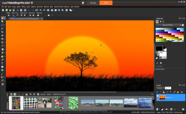 Screenshot of a .psp file in Corel PaintShop Pro 2023