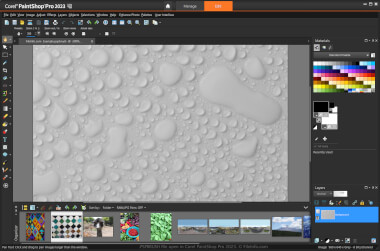 Screenshot of a .pspbrush file in Corel PaintShop Pro 2023