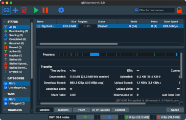 Screenshot of a .qbtheme file in qBittorrent 4