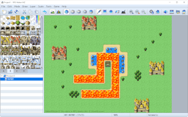 Screenshot of a .rmmzproject file in RPG Maker MZ