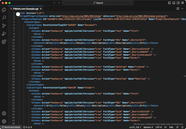 Screenshot of a .sgt file in Microsoft Visual Studio Code