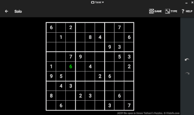 Screenshot of a .sgtp file in Simon Tatham's Puzzles