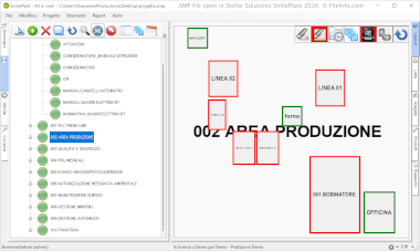 Screenshot of a .smp file in Stellar Solutions SmilePlant 2016