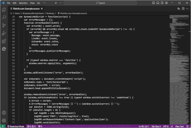 Screenshot of a .source file in Microsoft Visual Studio Code 1.85