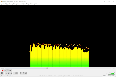 Screenshot of a .spx file in VideoLAN VLC media player 3.0.12
