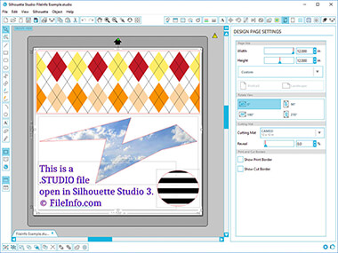 Screenshot of a .studio file in Silhouette Studio 3