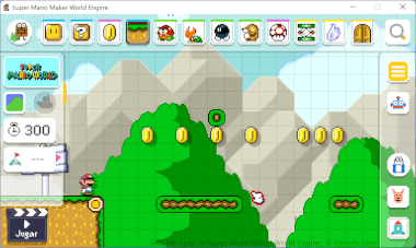 Screenshot of a .swe file in Super Mario Maker World Engine