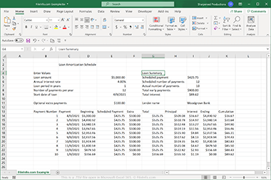 Screenshot of a .tsv file in Microsoft Excel 365