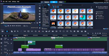 Screenshot of a .vsp file in Corel VideoStudio 2023