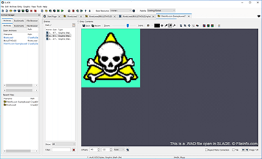 Screenshot of a .wad file in SLADE