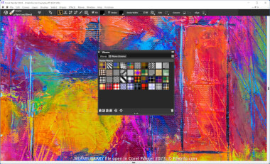 Screenshot of a .weavelibrary file in Corel Painter 2023