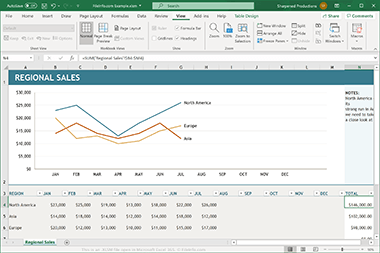 Screenshot of a .xlsm file in Microsoft Excel 365