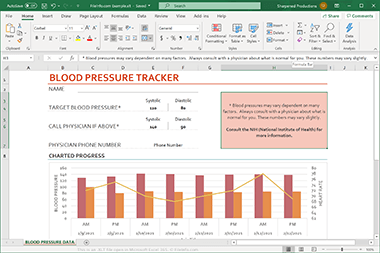 Screenshot of a .xlt file in Microsoft Excel 365