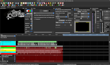 Screenshot of a .xsq file in xLights
