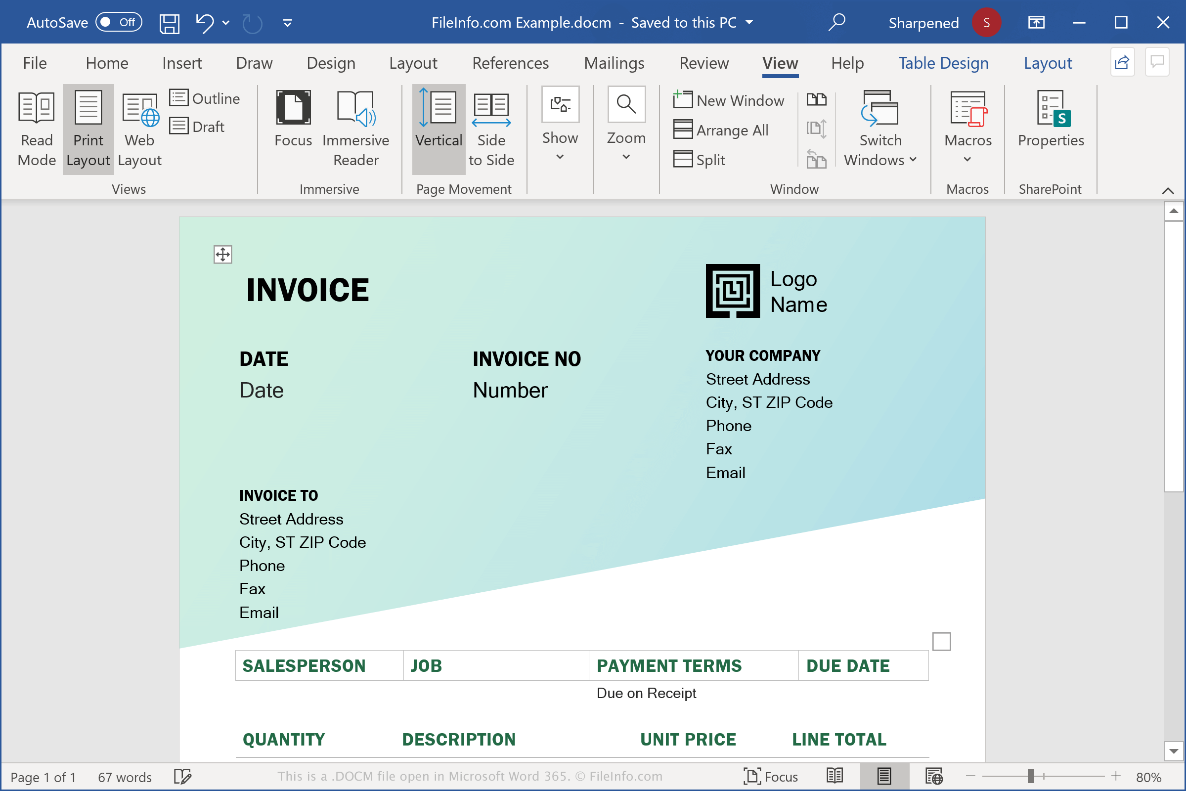 Microsoft Word Macro Change Font Size