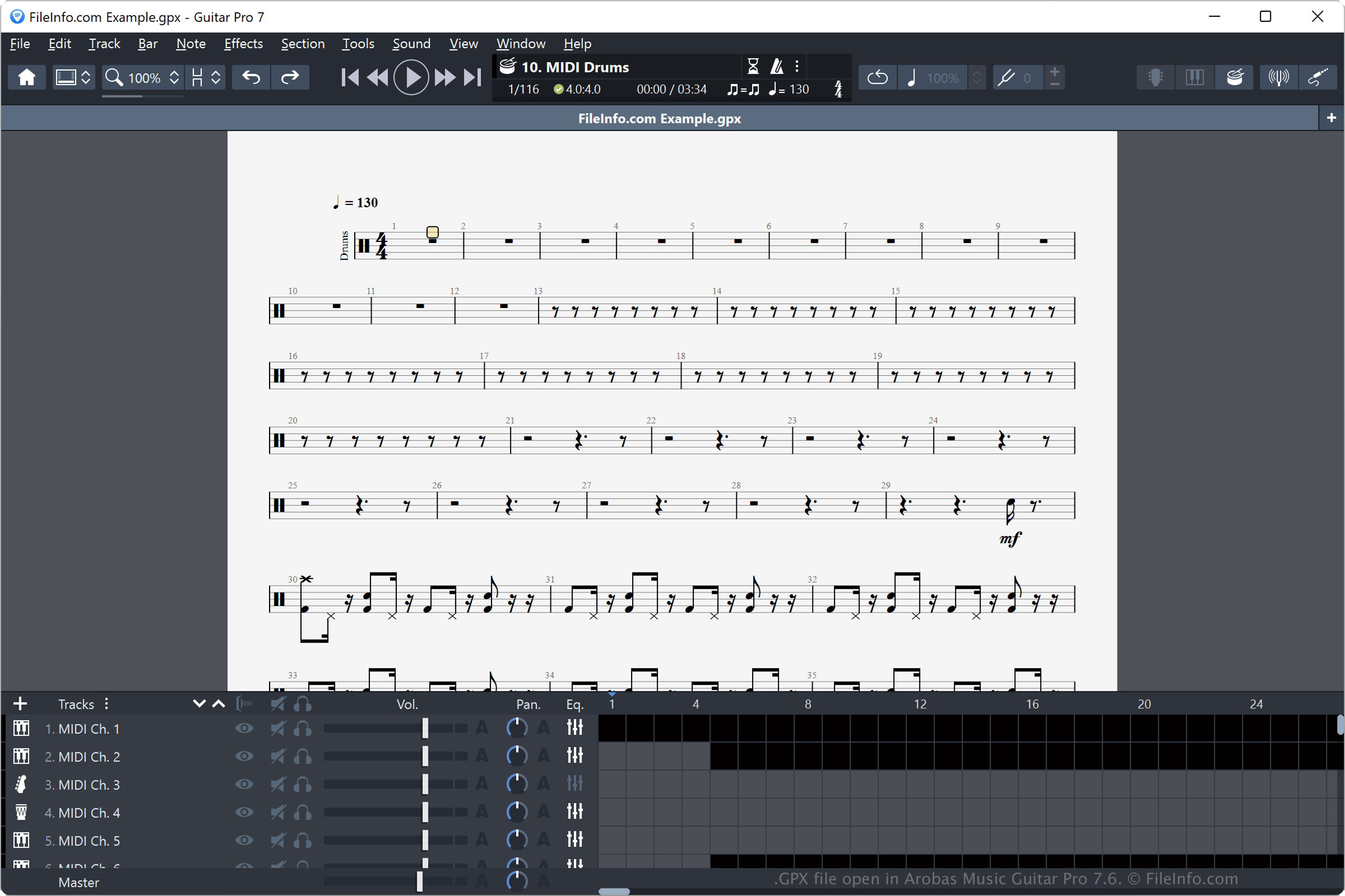 guitar pro gpx file viewer