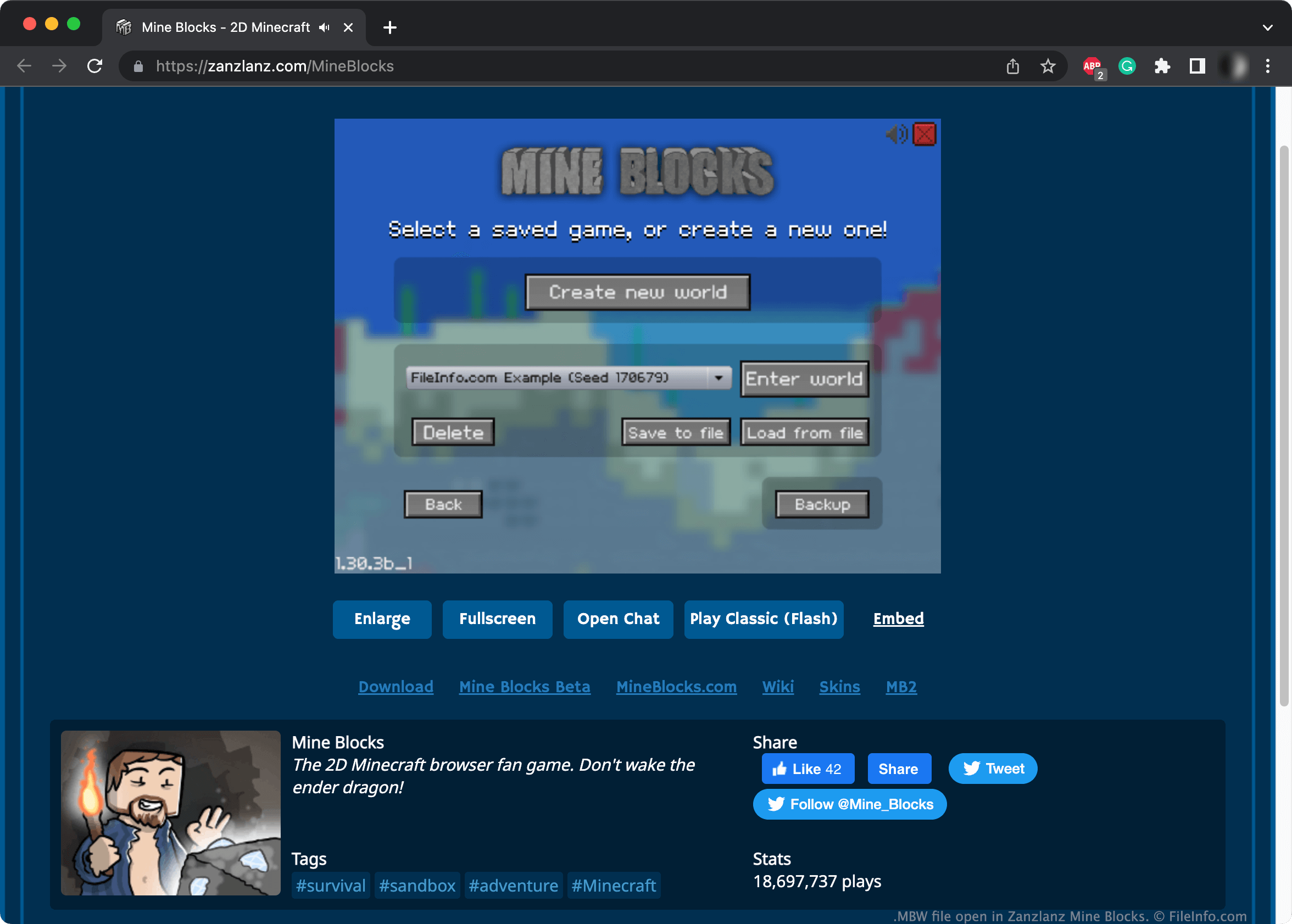 Mine Blocks 1.30 New Update - Minecraft 2d 