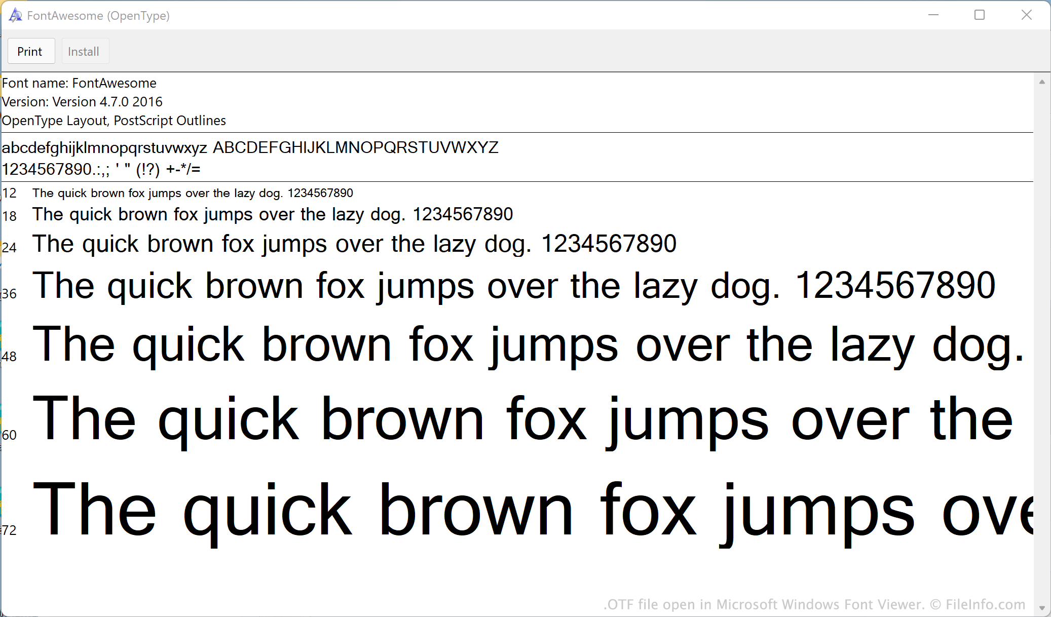how to install otf fonts on website
