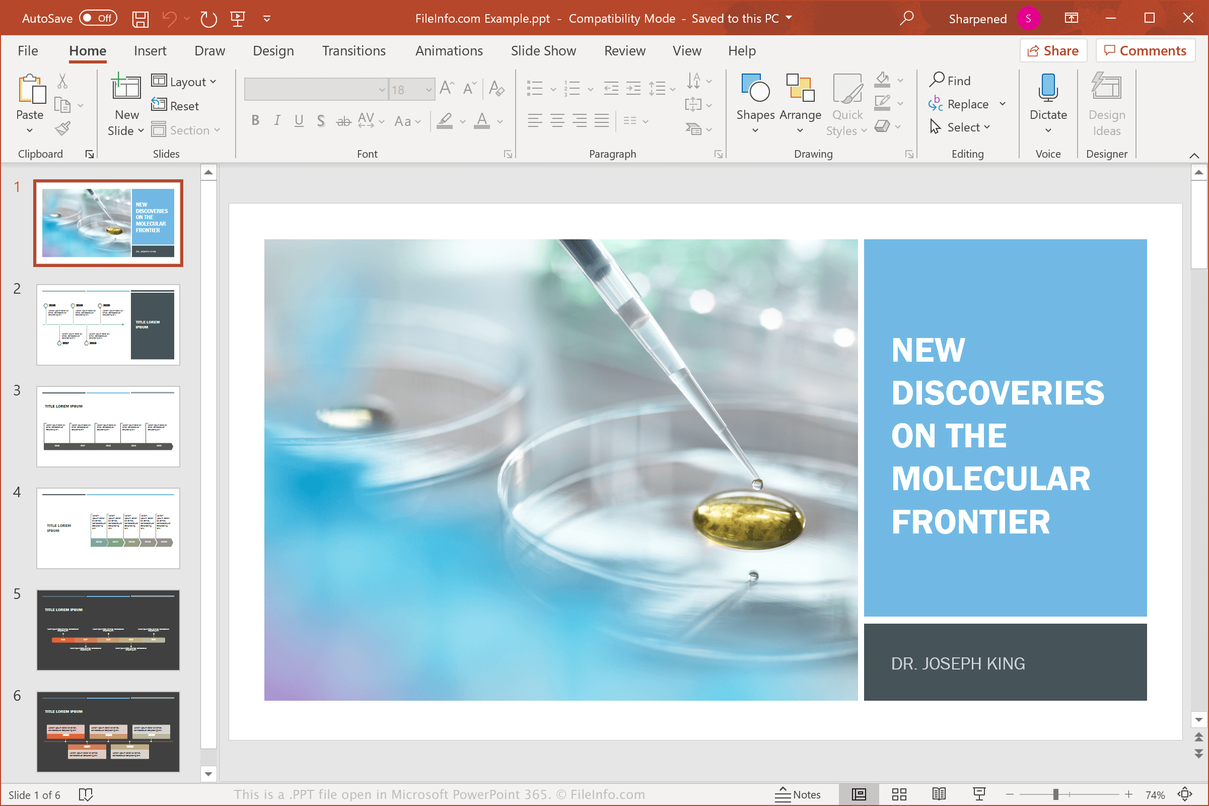 what is the powerpoint presentation file extension