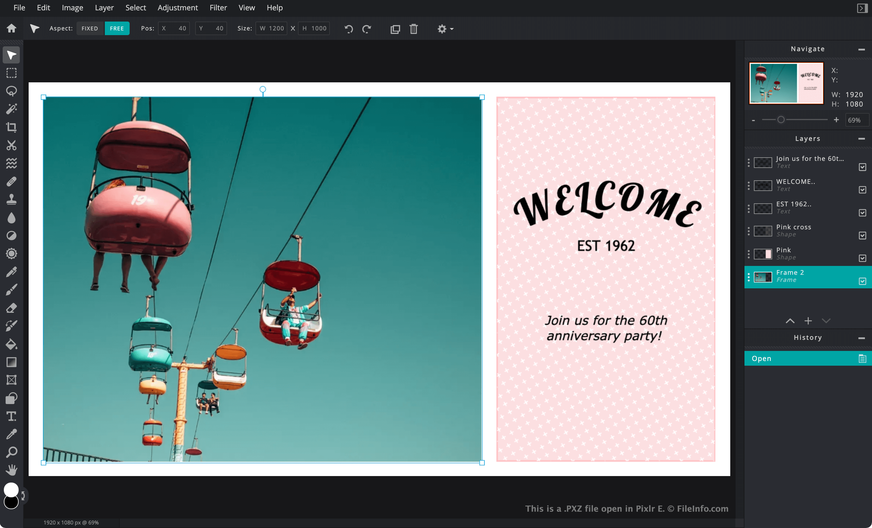 PIXLR Editor: Adding PNG Layers to JPEG Files 