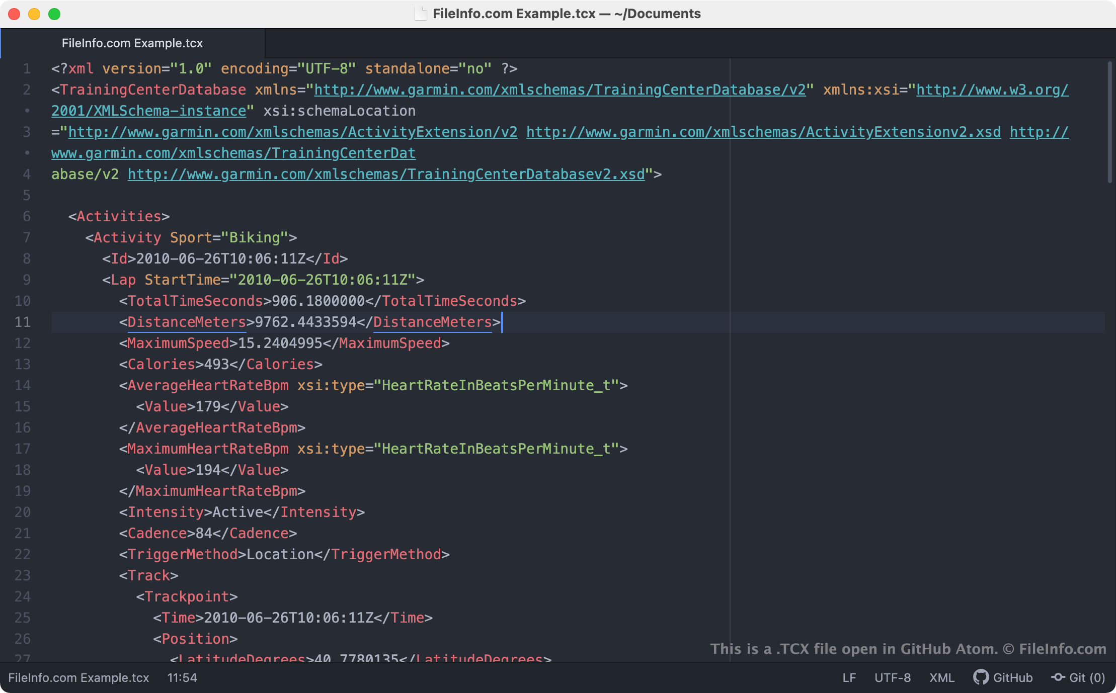 converting tcx files to fit files