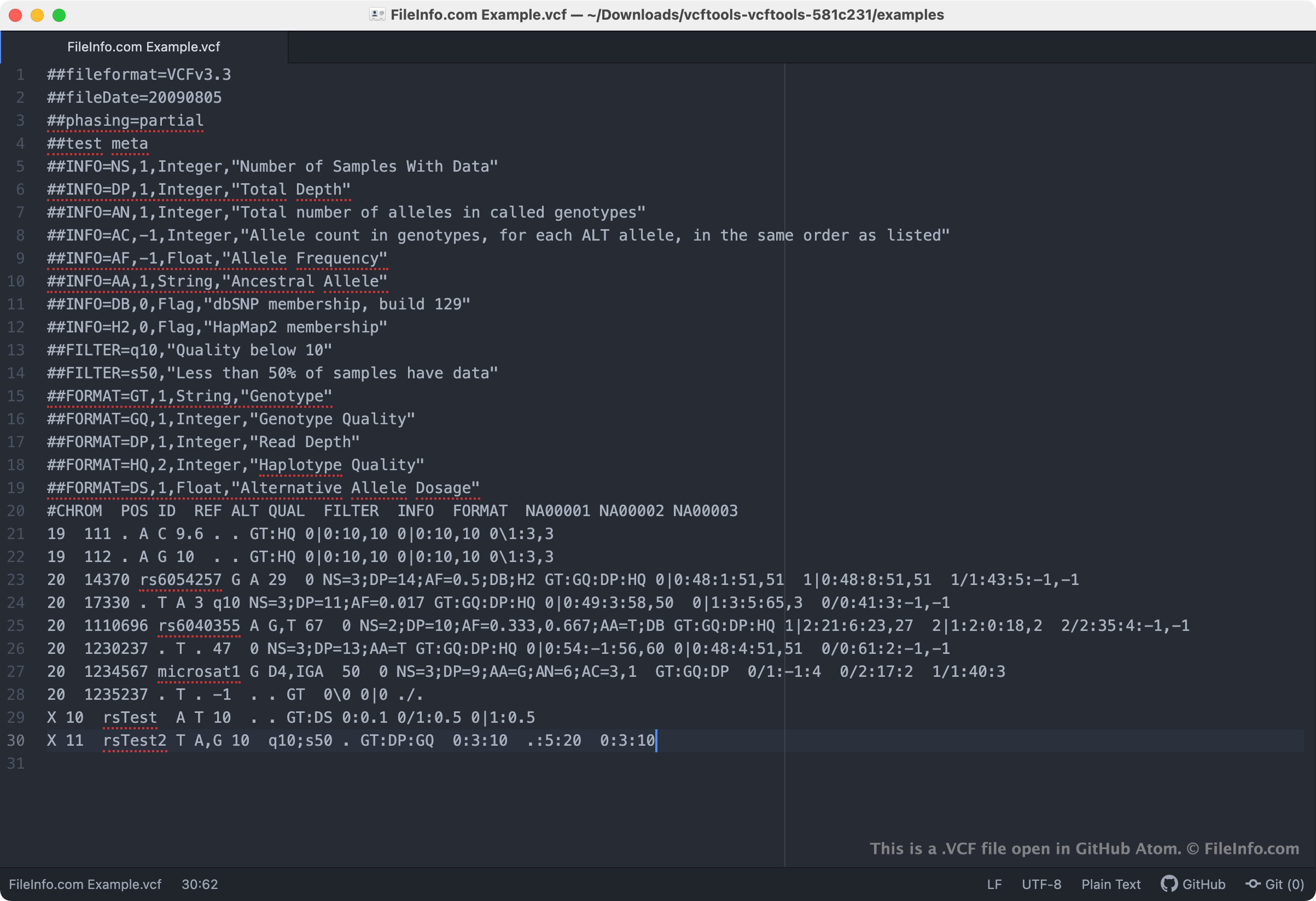 What Is Vcf File In Bioinformatics