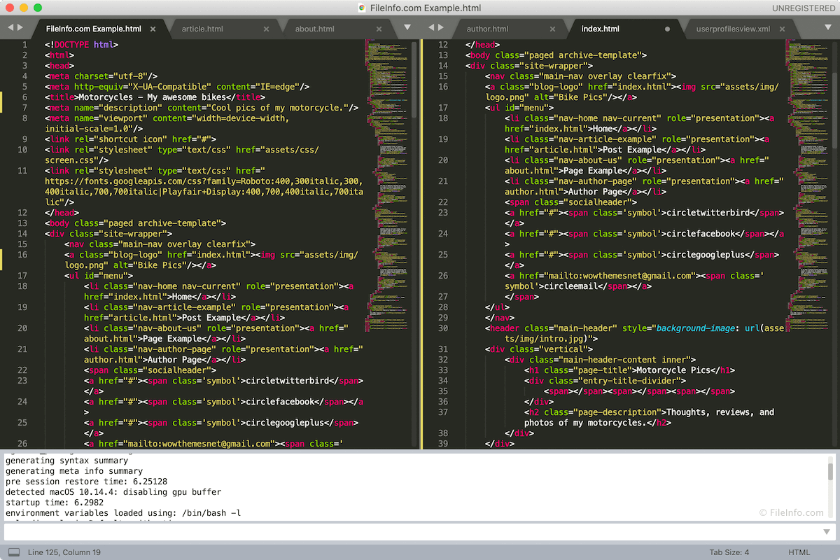 sublime compare files