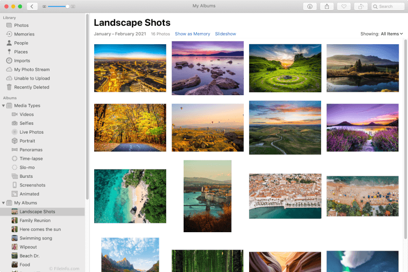Apple Photos 4 - Supported File Formats