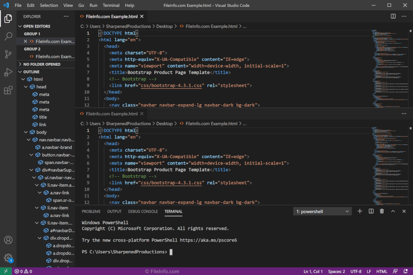 Microsoft Visual Studio Code 1 - Supported File Formats