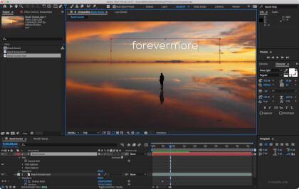 Screenshot of Adobe After Effects 2023