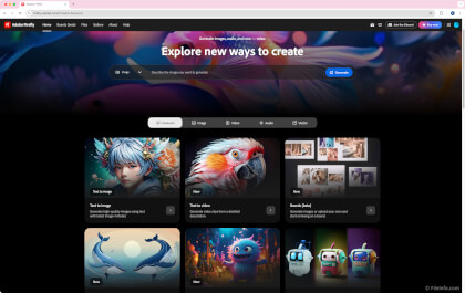 Screenshot of Adobe Firefly 2025