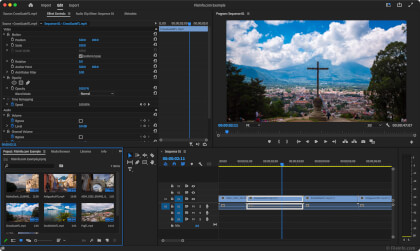 Screenshot of Adobe Premiere Pro 2023