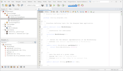 Screenshot of Apache NetBeans 14