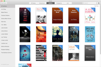 Screenshot of Apple Books 1