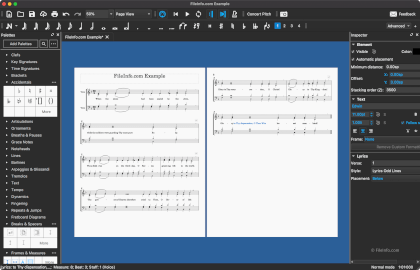 Screenshot of MuseScore 3