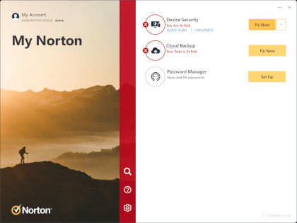 Screenshot of Norton AntiVirus Plus