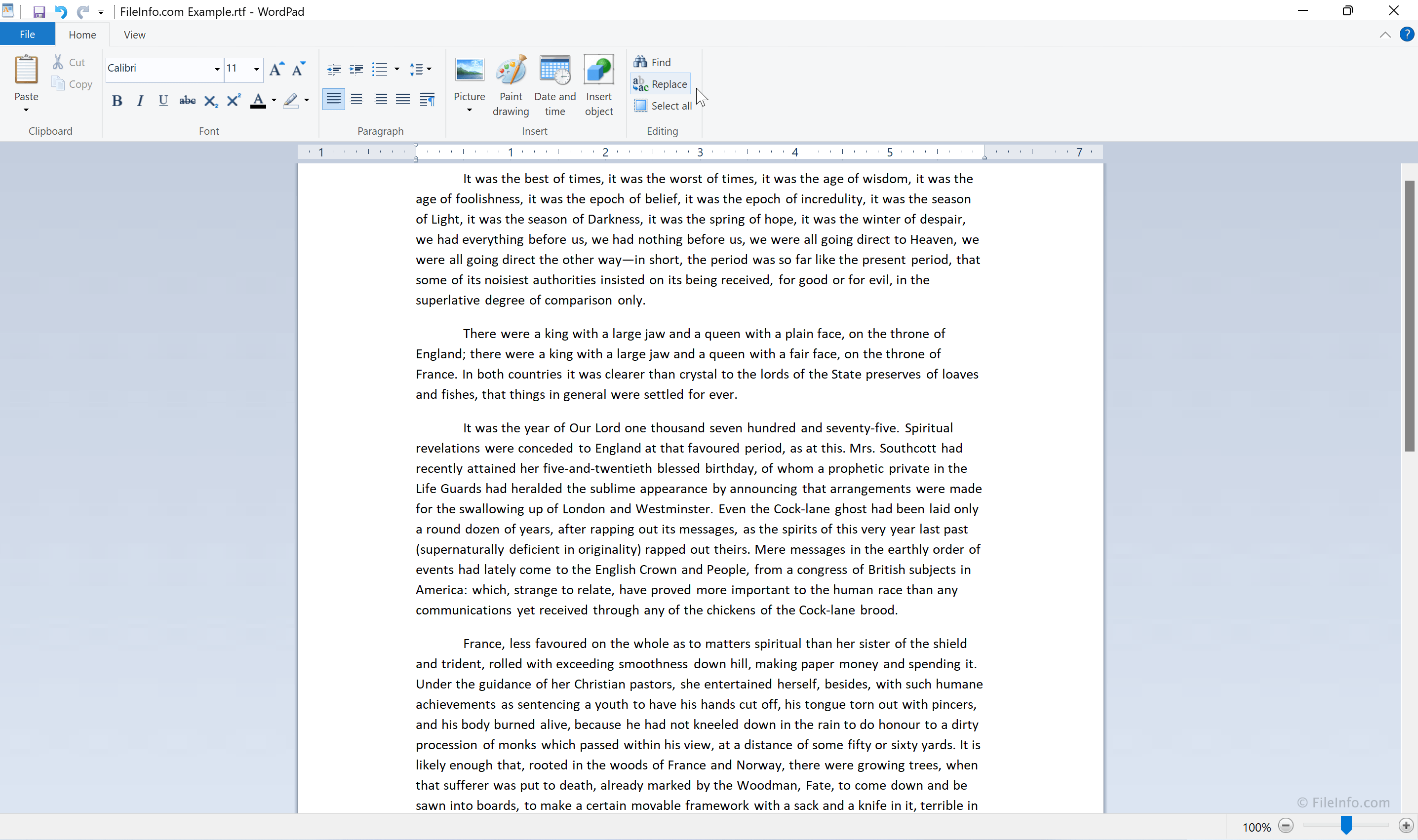 Microsoft WordPad 10 Supported File Formats